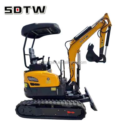 China Earth Moving Machinery Mini Excavator Mini Excavator Bagger 2t Mini Excavator With Swing Boom Track Joystick Rubber Excavator for sale