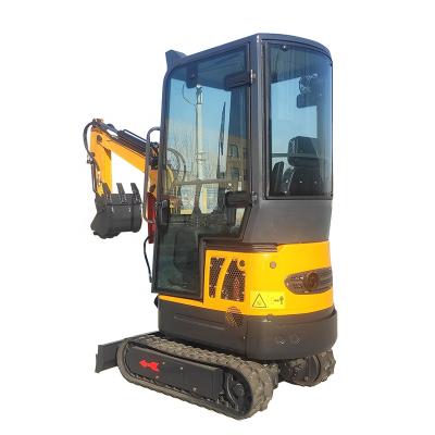 China Farms FREE SHIPPING China Wholesale Price CE/EPA/EURO 5 Mini Digger 1 Ton Mini Compact Excavators With Thumb Bucket for sale