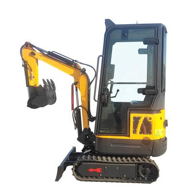 China Farms China Excavator Factory 1 Ton 1t Mini Crawler Excavator With Cabin Excavator With Euro 5 for sale