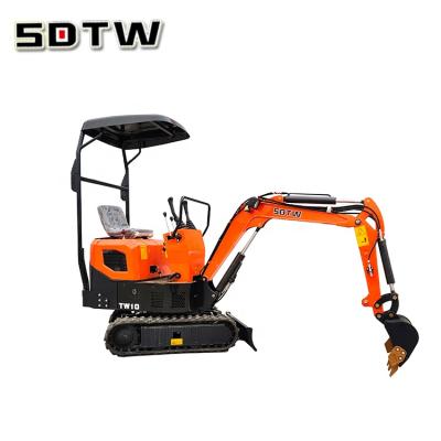 China Factory SDTW TW10 1.0 Ton Mini Crawler Excavator Garden Using Mini Excavator for sale