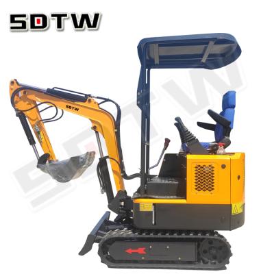 China 0.8 ton 1 ton mini excavator with cheap price for sale factory 0.8 ton 1 ton 2 ton mini excavator 1 ton crawler excavator compensation for sale