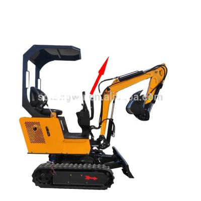 China Farms CE EPA EURO 5 1t 1ton 1 Bucket Capacity 0.025 Ton 1000kgs Mini Hydraulic Crawler Excavator 0.025m3 Bucket Capacity M3 for sale