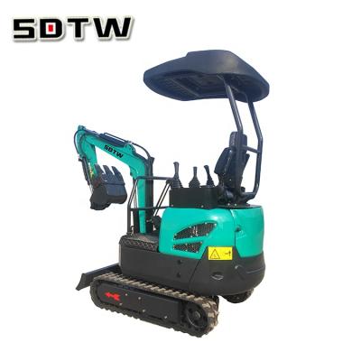 China Machinery Repair Shops Garden Use Mini Excavator 1.5ton With Attachments for sale