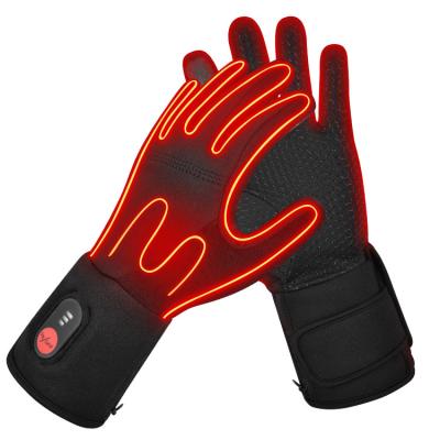 China SAVIOR fashion design touch screen comfortable battery electric heated heated thin gloves windproof gloves heated gloves liner for sale