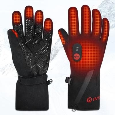 China Custom High Quality Winter Full Finger Touch Screen Glove Running Cycling Cycling Cycling Heated Gloves For Men And Women for sale