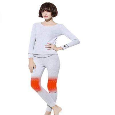 China Women Thermal Direct Cotton Factory Long Sleeve USB Elastic Thickened Electric Breathable Passionate Underwear for sale