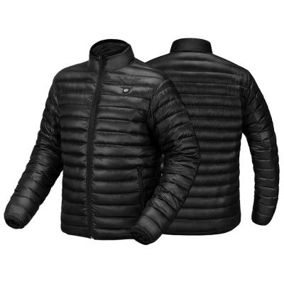 China OEM Wholesale Thermal Outdoor Winter Wear Waterproof Warm Windproof Powered Work Stripper USB Motorcycle Cycling Heated Jacket for sale