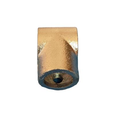 China Single Machinery Steel Pipe Connector Wardrobe Connector Galvanized Parts for sale