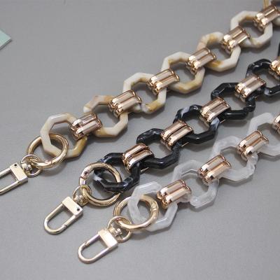 China Custom-made kinds of handbag etc. Clear Colors 40cm 80cm Resin Acrylic Chain Chain 100cm For Handbags Bag Accessories for sale