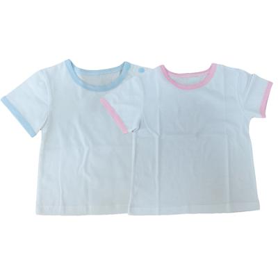 China Washable cotton anti-pilling boy girl t-shirt wholesale baby t-shirt for sale