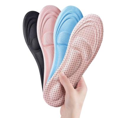 China Sports Activities 4d Memory Foam Insoles For Running Shoes Breathable Air Freshener Cushion Shoe Arch Support Sports Insoles for sale