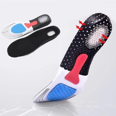 China Daily Life Orthotic Silicone Latex EVA Foam Shock Pad + Arch Support Insoles Sports Gels Shoe Insole for sale