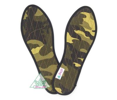 China Daily Life + Breathable Sports Smell Absorbing Feet Camouflage Insoles for sale