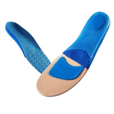 China Soft Comfortable High Quality Eva Orthotic Insoles For Flat Feet High Arch Support Fasciitis Flat Foot Orthopedic Shoe Insoles Inserts for sale