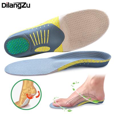 China EVA Sports Silicone Shock Absorption Military Training Insole Sweat Absorption Breatha Wholesale Insole Men Manufacturer for sale