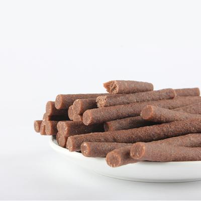 China Sustainable Customized Hamster Treats Supplier Beef Roll Chews Pet Treat for sale