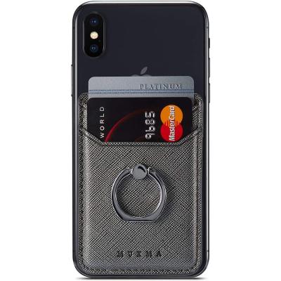 China Waterproof Phone Card Holder with Adhesive RFID Holder Wallet Credit Cells Case for Phone Back for Most Smartphones for sale