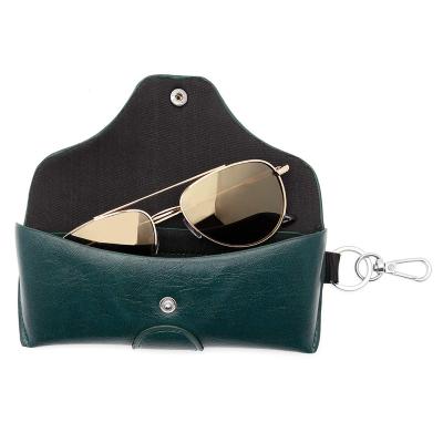 China Portable Leather Pouch Sunglasses Pouch Soft Cases PU Glasses Waterproof Faux Leather Eyeglass Cases For Women Men for sale