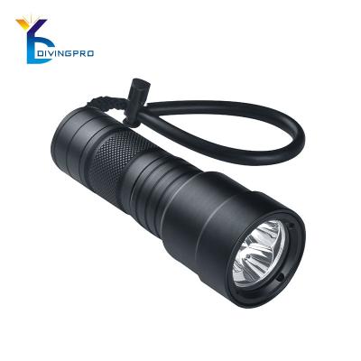 China Camping Height Powered Led Lighting Mini USB Torch Underwater Rechargeable Diving Flashlight for sale