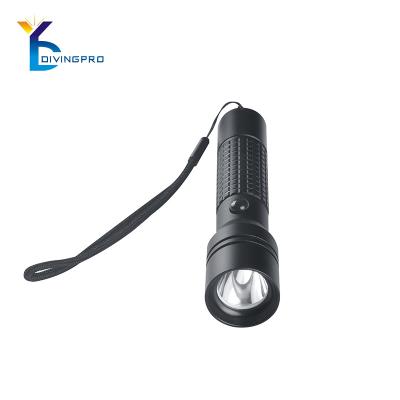 China Camping Promotional Outdoor Waterproof Led Flashlight IP65 Rechargeable Waterproof Led Torch Light for sale