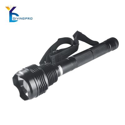 China Emergency HID police torch light xneon lamp rechargeable liion battery IP65 waterproof for sale