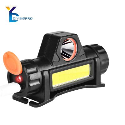 China Portable COB LED USB Strong Waterproofing Protable Charging Led Headlights Head Lamp for sale