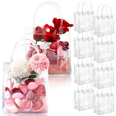 China Wholesale Beautiful Luxury Durable Custom Design Summer Plastic Beach Jelly Flower PVC Transparent Handbag With Logo for sale