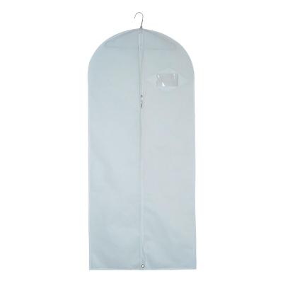 China Durable Custom Printing Zipper Breathable Non Woven Garment Suit Storage Dress Cover Wedding Storage Bag for sale