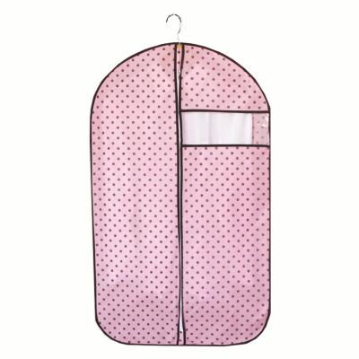 China Hotsale Travel Dust Cover Dress Clothes Suit Protector Durable High Quality Polyester Foldable Garment Bag for sale