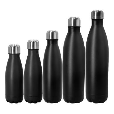 China Business Boat Ready Promotion Double Wall Vacuum Insulated Sport Water Australia Stainless Steel Water Bottle With Caradiner for sale