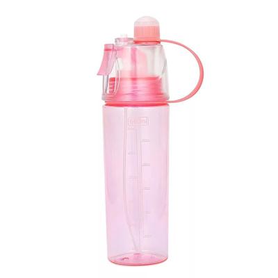 China New Design 400ml 600ml Summer Leak Proof Spray Plastic Portable PC Bicycle Water Bottles Sustainable Sports Cool Custom Water Bottle Bpa Free for sale