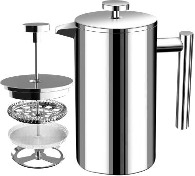 China WITH LID wholesale 34oz wall maker stainless steel coffee press french press sale best double best for sale