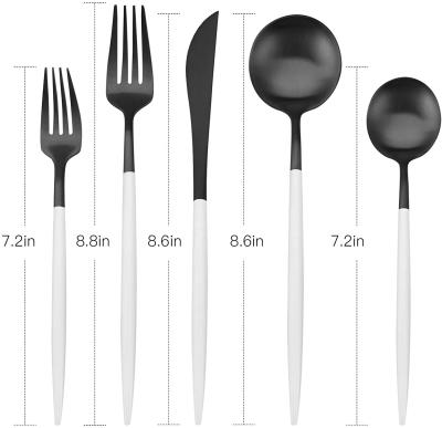 China Disposable Knife Spoon Fork Set Gold Plating Cutlery Stainless Steel Flatware Sets Cutlery Set for sale