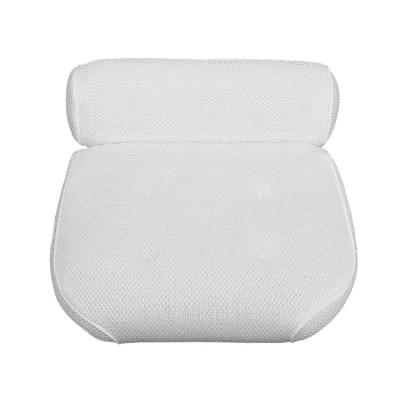 China Hot Selling Viable Amazon Bathtub Pillow With Suction Cups Spa Pillow for sale