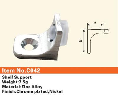 China C042 Furniture connecting fittings:Shelf Support for sale