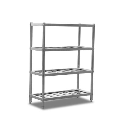 China Suitable For Hot Sale Outdoors Stacking Shelves Stainless Steel Light Duty Warehouse Shelving Shelving For Garage for sale