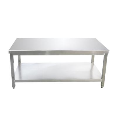 China dining room kitchen factory price restaurant kitchen table/stainless steel work table for sale