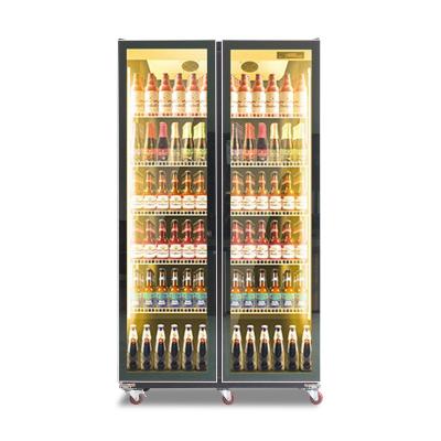 China Factory direct sales single door shop display fridge 850L 270W refrigerator cooler beverage refrigerator 850L for sale