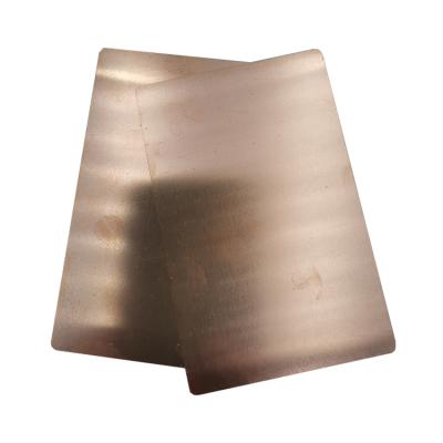 China ASTM 2mm Electrical Copper Sheet / Copper Plate for sale