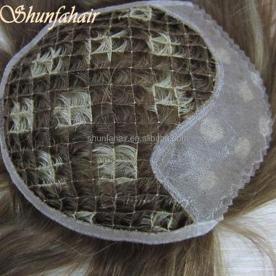 China Integrated Hair Running Fish Net Wig, Pull Through Hair Pieces Topper for sale