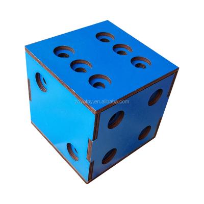 China Funny Puzzle Educational Wooden Box Toy Dice Lock Box Secret Gift Box for sale