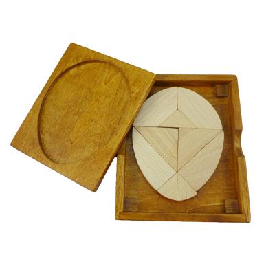 China Toy China wooden riddle making tangram educational wooden puzzle egg puzzles for sale