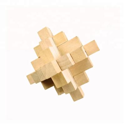 China Eco-friendly wood pineapple wooden string interlocking puzzle from China for sale