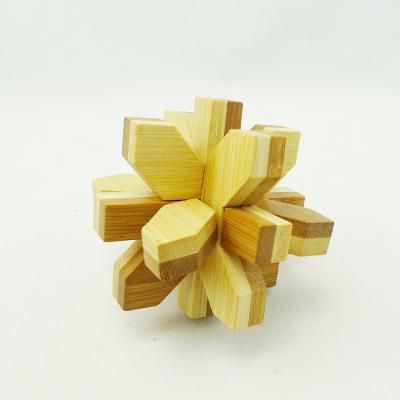 China Educational Style Bamboo Puzzles from Toy Flower for sale