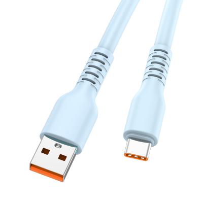 China Hot Sale 6A USB Fast Charging Type C USB-C Cable Mobile Phone Data Cable Super Fast Charging Super Fast Charging Type C Cable For Huawei Phone for sale