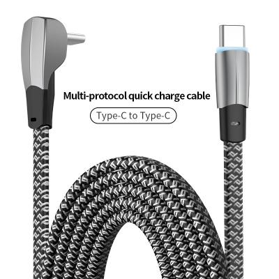 China Fast Charging Speed ​​USB Type C To Type C PD Fast Charging Data Transfer Computer Nylon Braided Date Cable Line For iPhone ,Tablet for sale