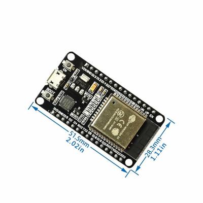 China Electronic Hardware ESP32 2.4GHz RF Development Board WiFi +BT Dual Core CP2104 Wireless Filters Module for sale