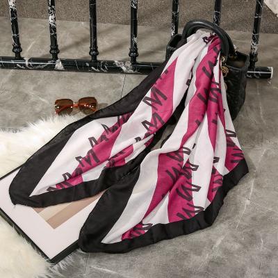 China Fashion Manufacturers Selling Wholesale Customization Stripes Women Scarves Viscous Luxury Shawl For Elegant for sale