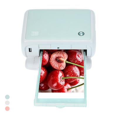 China HPRT Waterproof Compact Tooth 4x6inch Wireless Glossy Thermal Blue Mobile AR Color Digital Photo Printer With Free APP For Smartphone for sale