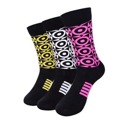 China Custom Cycling Antibacterial Nylon Sports Cool Socks Cycling Socks for sale